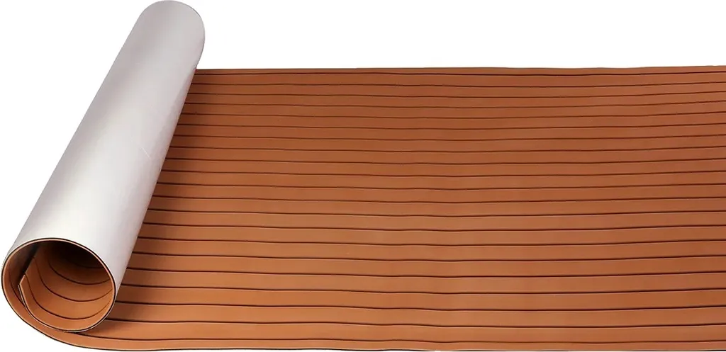 Offerta Pavimento EVA Teak 240X120CM Marrone - Autoadesivo Barca