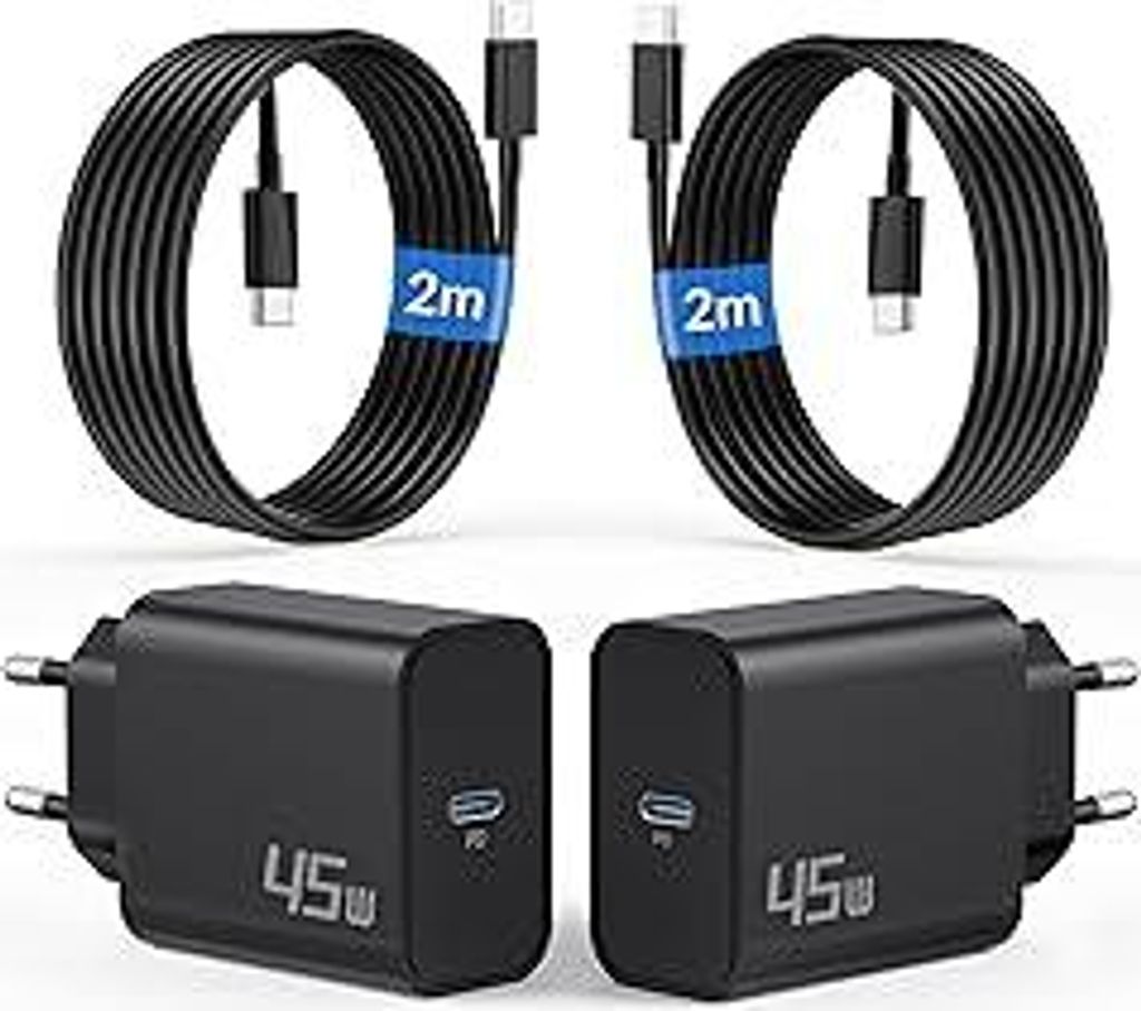 45W Ladegerät USB C Schnellladekabel für Samsung Galaxy S25 Ultra S24 S23 S22 FE 5G A56 A55 A54 A36 A25 A16, Note, Tab S8 S9, Ladekabel Super Fas...