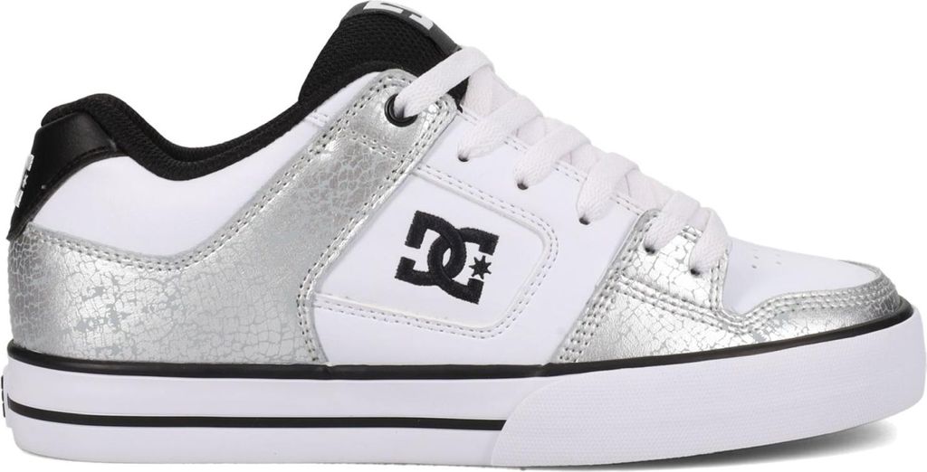 DC Shoes Pure White/Silver Größe EU 41