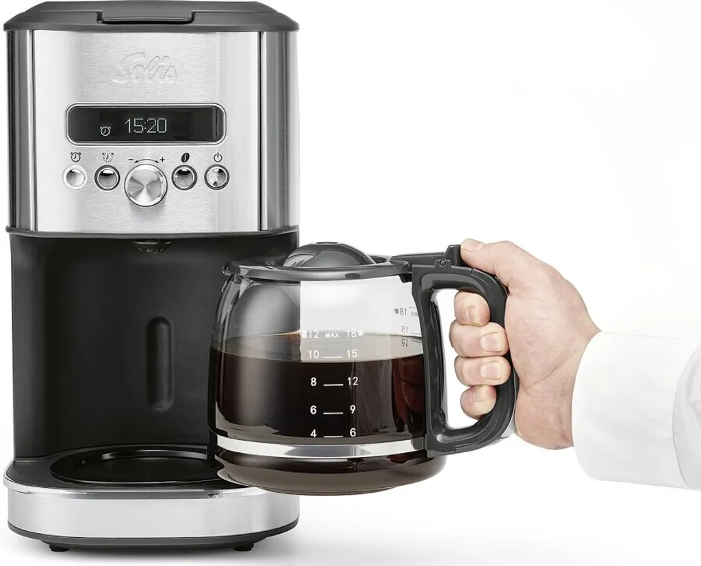 Cafetière Solis Aroma Brewer Drip Typ 1021 - Machine à Café Filtre 1,8L - 6
