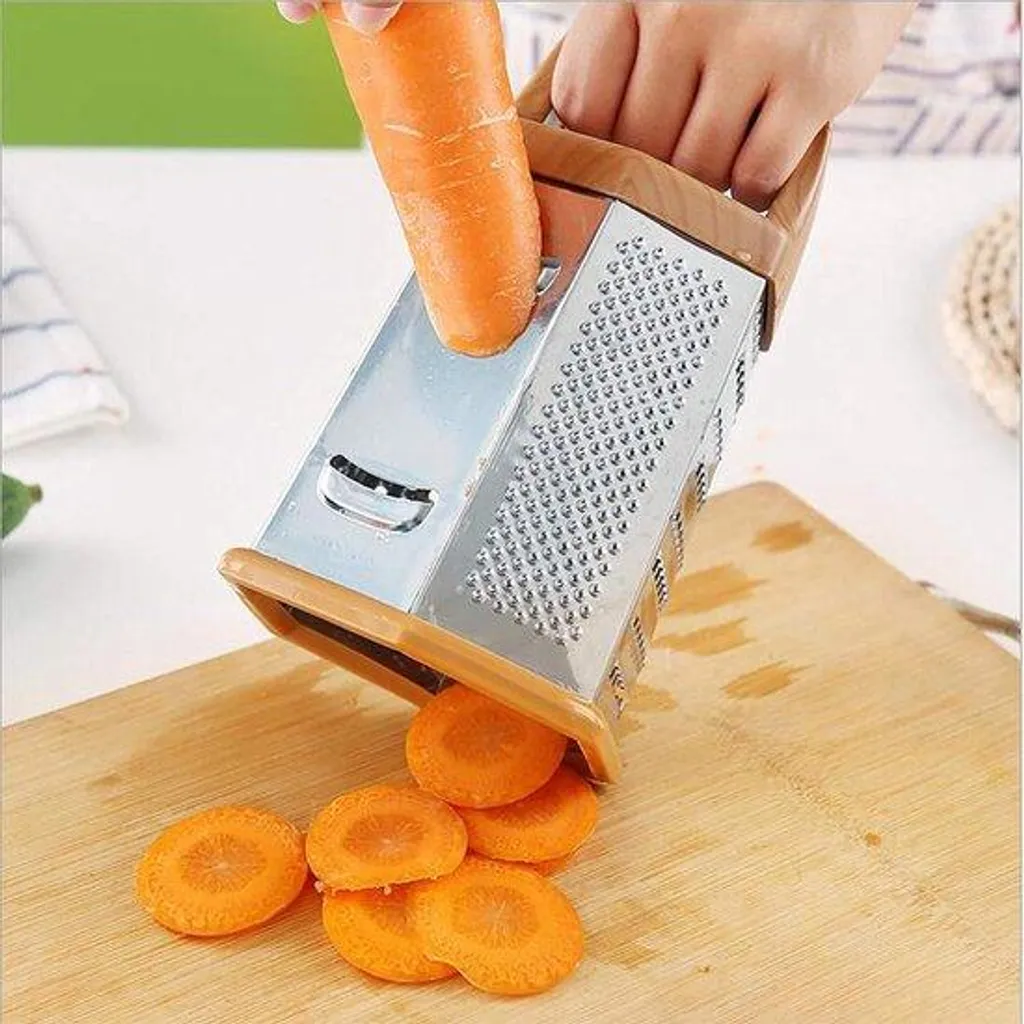 Râpe multifonctionnelle pour zester et râper les légumes frais - Inox