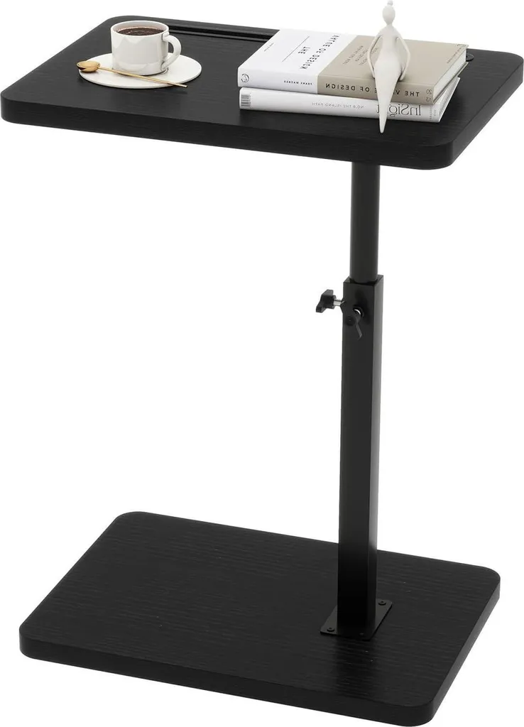 Tavolino a C 360° Multifunzione | Altezza Regolabile con Ruote