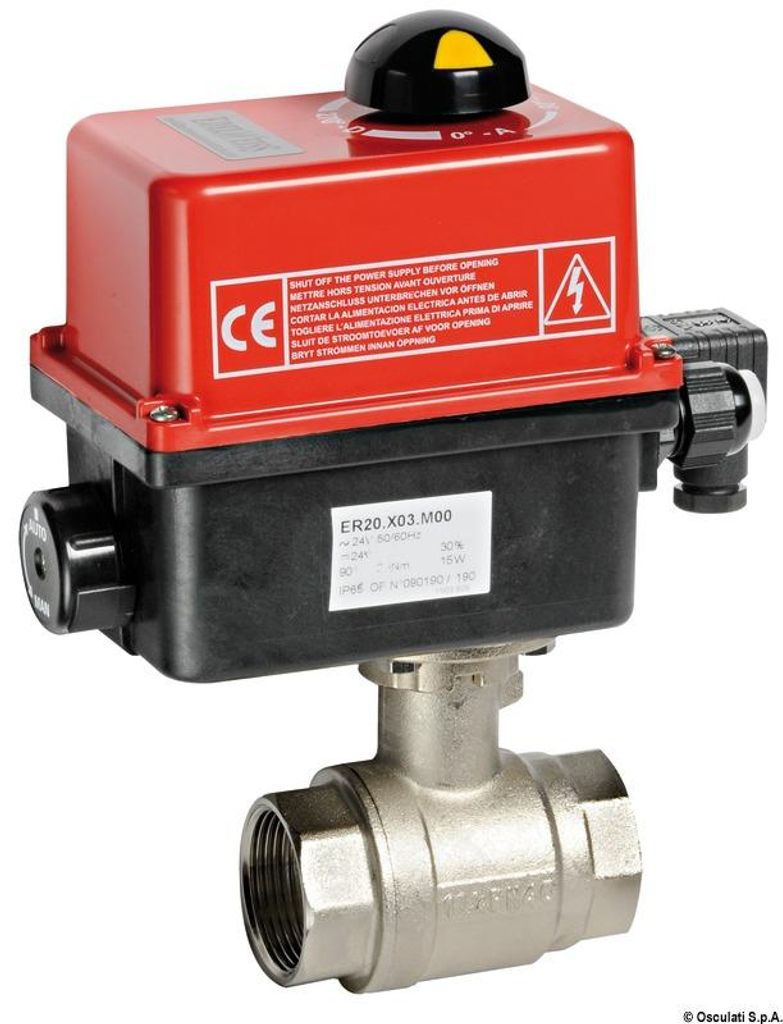 Ventil PN40 1 Zoll 1/4 ohne Steuerpanel - Osculati 17.241.05