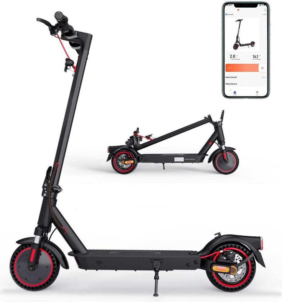 Evercross E Scooter mit Straßenzulassung Faltbarer 400W Produktbild 1