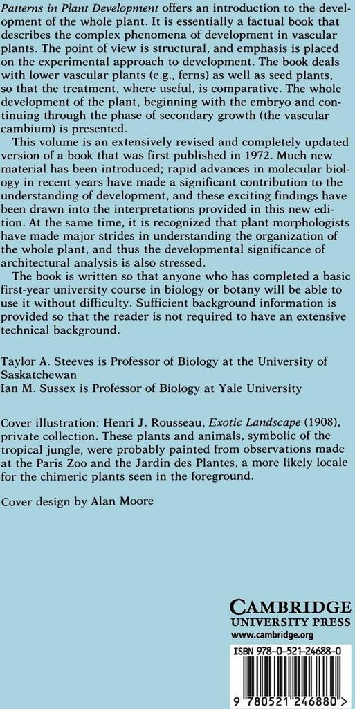 Patterns in Plant Development
