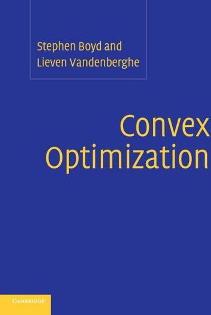 Convex Optimization