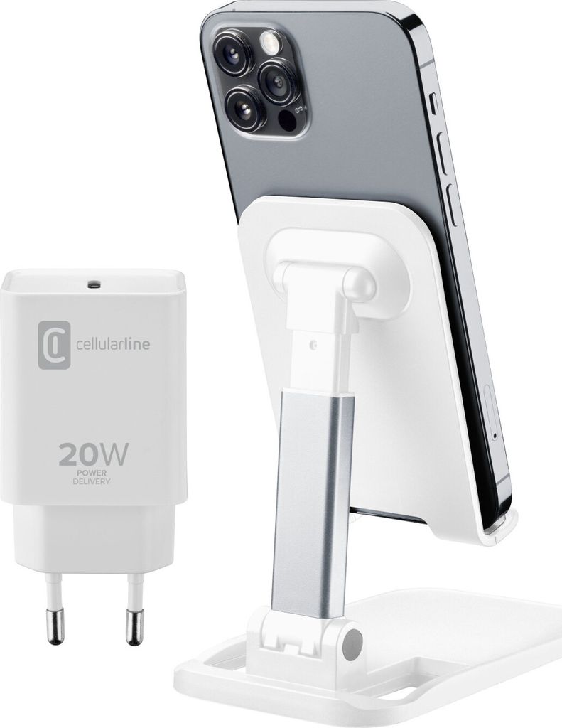 Cellularline Charge & Stand Kit - iPhone 8 or later
