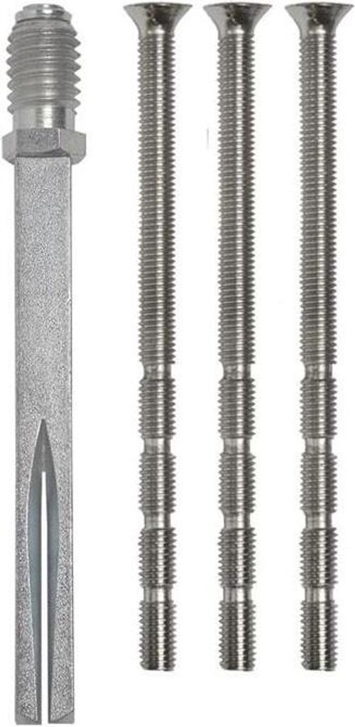 Rollenschraubwechselstift 4-KT.8 STA verzinkt/vernickelt M12 u.M6 SCHNEGEL