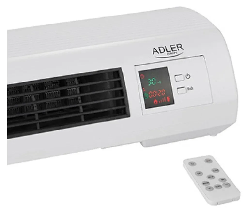 Termoventilatore Ceramico Adler AD 7714 2200W - Timer e LED Display - 7