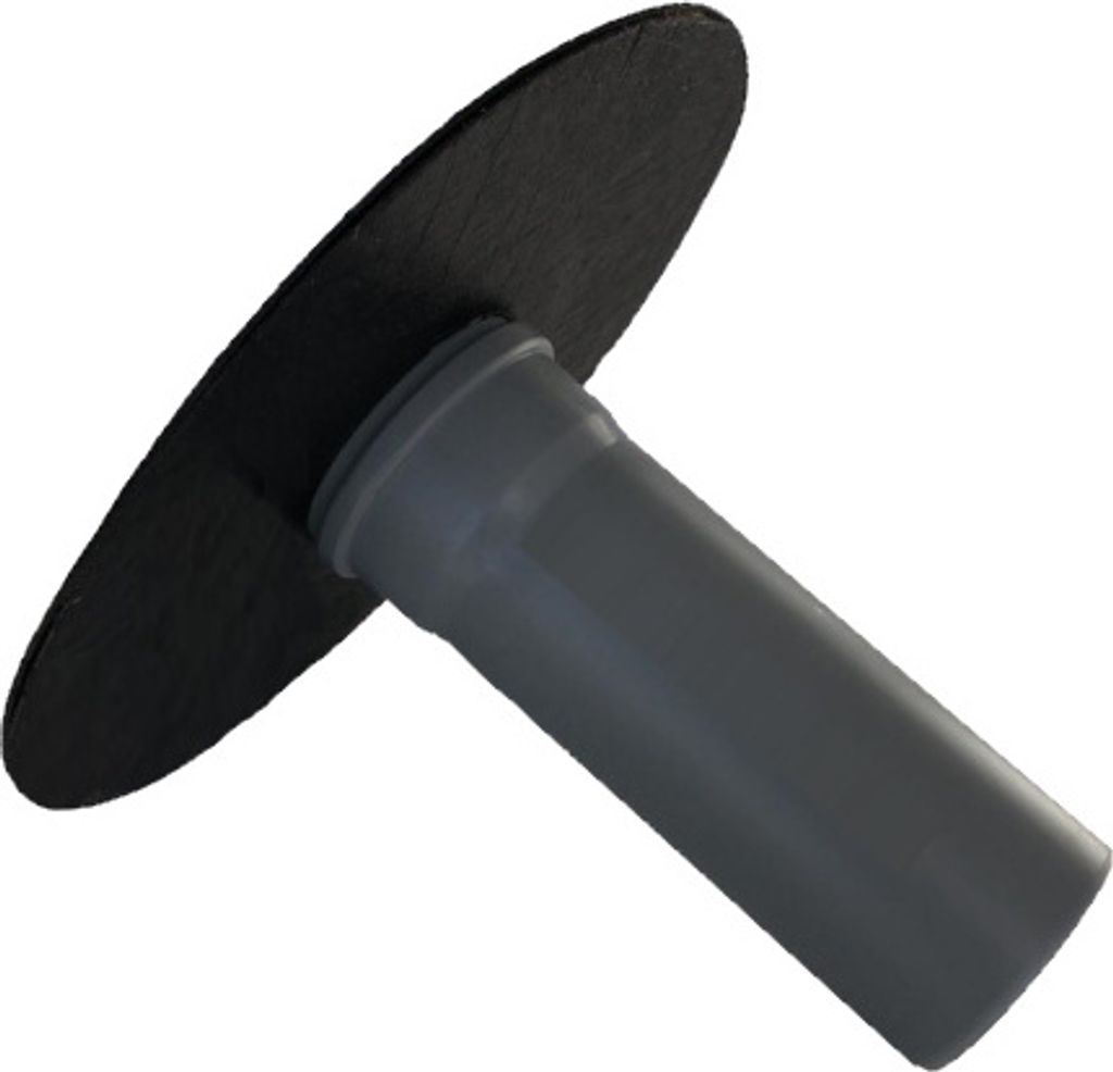 Dachgully Pour Toit Plat DN 100 Avec Panier à Feuilles - Flasque Bitume, 400mm, Gris | Ablauf Flachdach