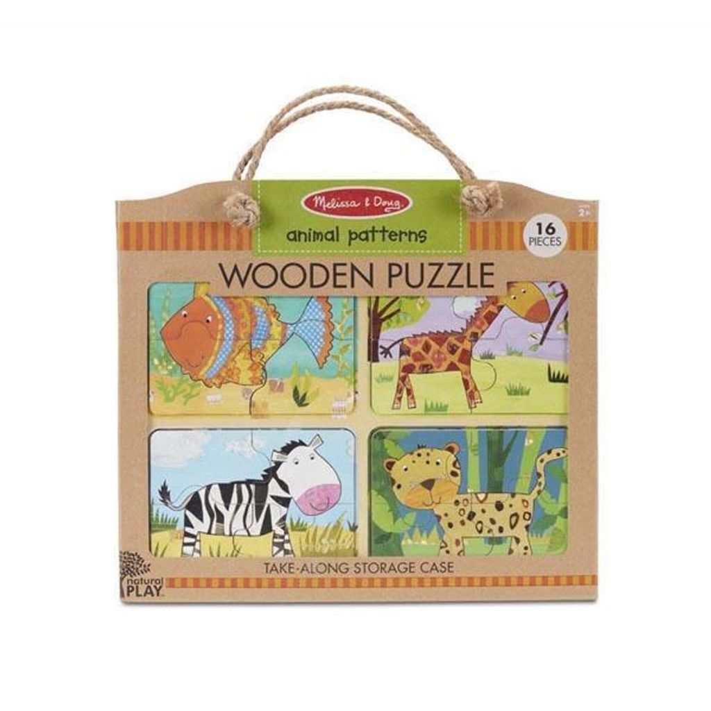 Melissa Holz Puzzle 4 Bilder Tiere 41362