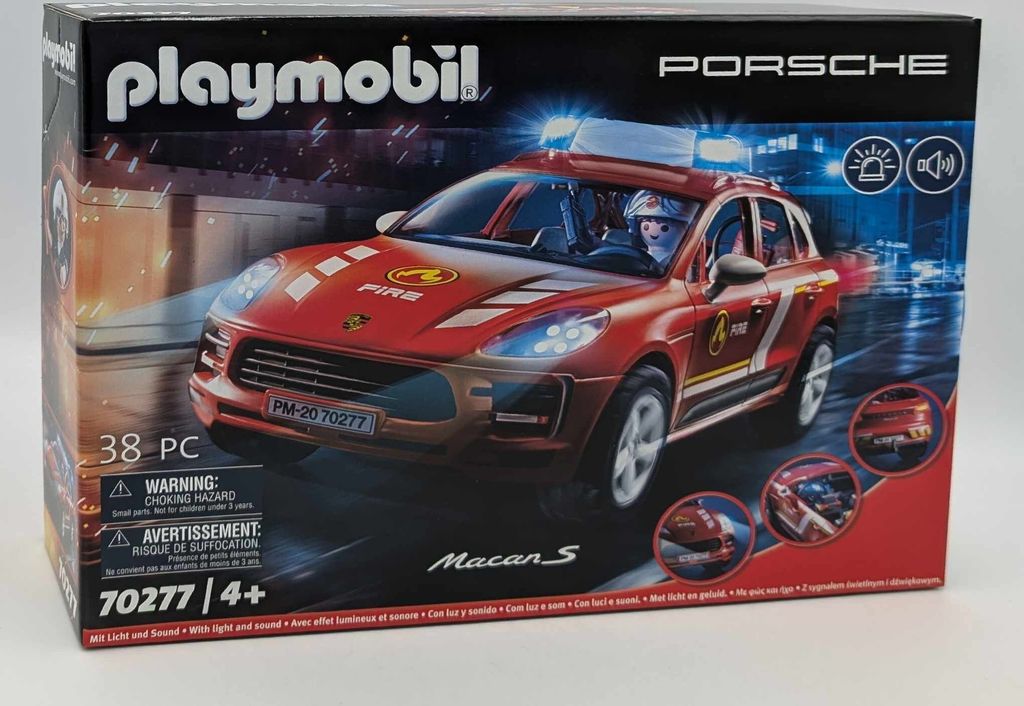 PLAYMOBIL 70277 City Action Porsche Macan S der Feuerwehr Produktbild 