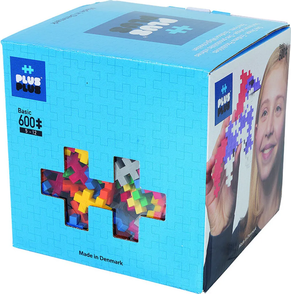 Plus-Plus Basic 600 Pièces 3310 Construction 2D et 3D Multicolore 600el - 3