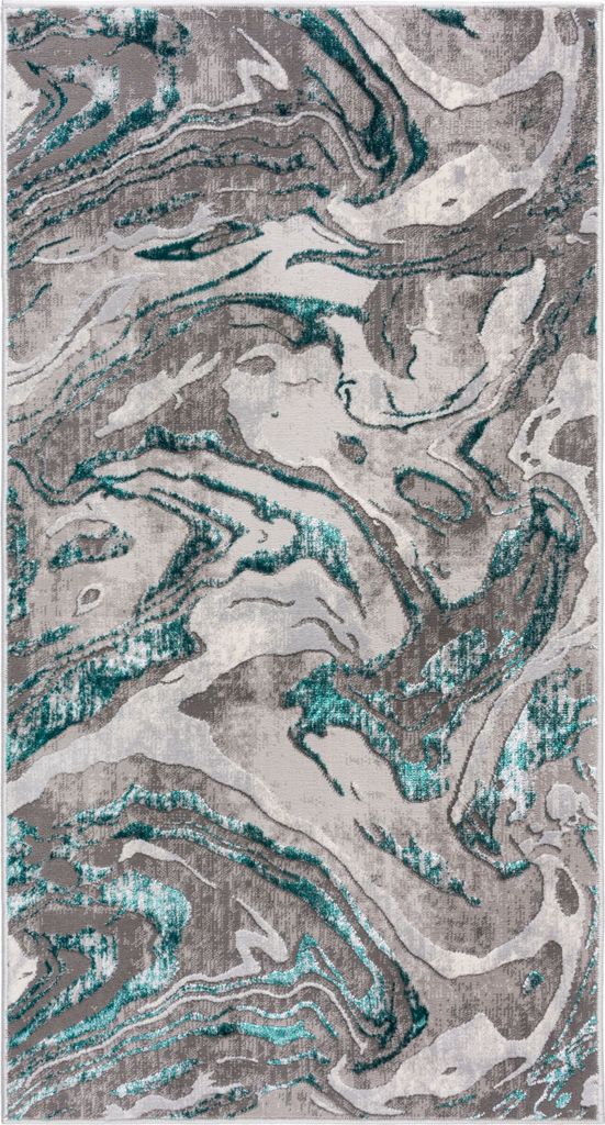 KADIMA DESIGN KAPPADOKIEN MARMOR 200 x 290 Grün Farbe Rechteckig Indoor Teppich