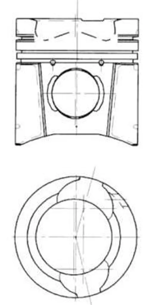 Piston KOLBENSCHMIDT 94395600 OE 51025117279 pour Citroën Xsara