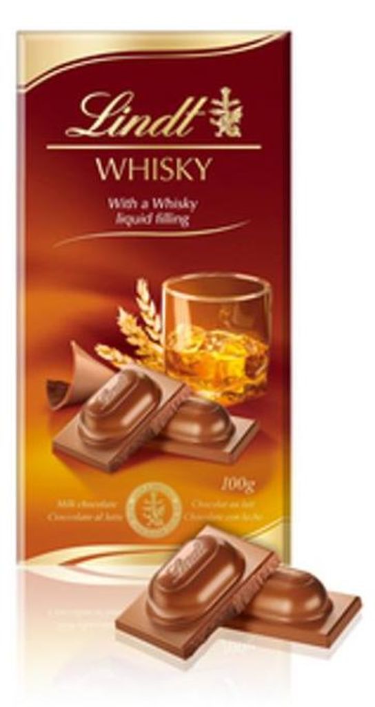 Chocolat au lait Lindt fourré au whisky 100g Image du produit 
