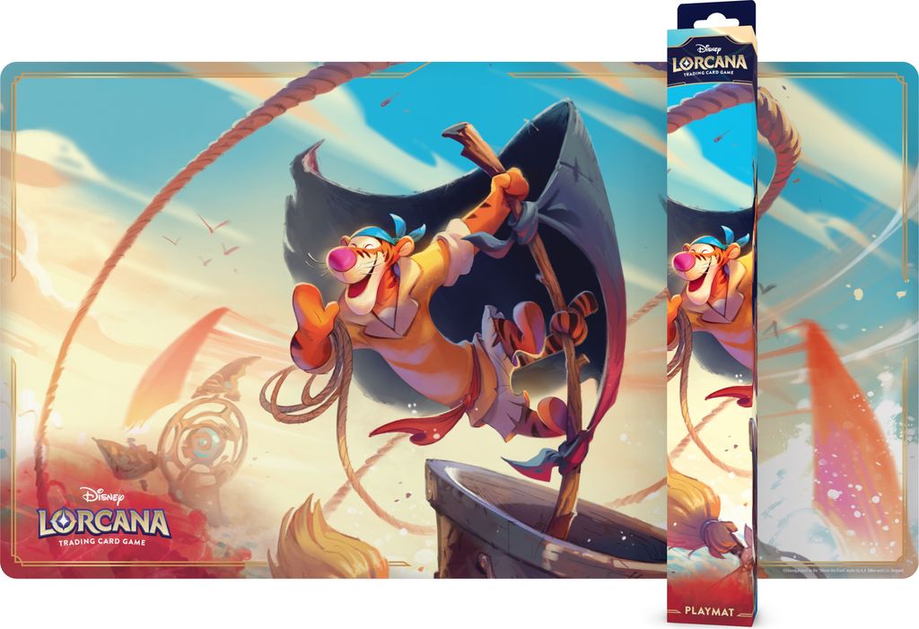 Ravensburger Adventskalender|Ravensburger Disney Lorcana Trading Card Game: Archazias Insel - Spielmatte Tigger