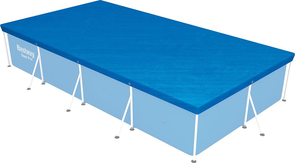 Bestway® PE-Abdeckplane 410 x 226 cm, blau, eckig Produktbild 
