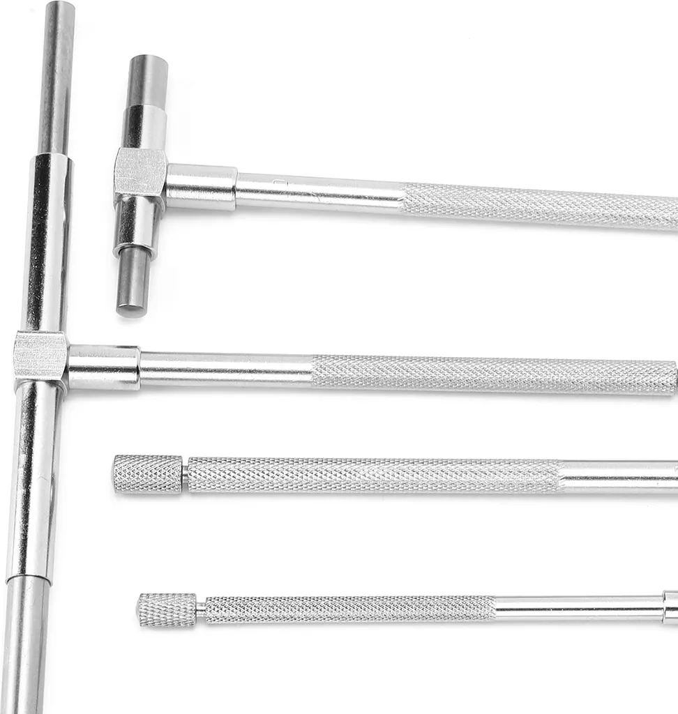 Set de 6 jauges d'alésage réglables avec piston à ressort et blocage vis - 15