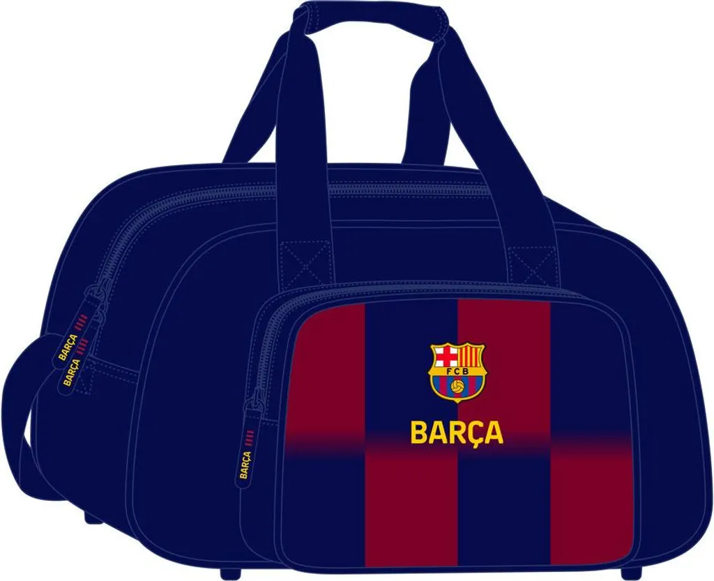 Borsone Calcio Barca Bordeaux Blu 40x24x23 | Borsa Palestra Ufficiale