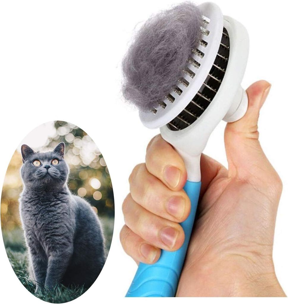 Hundebürsten, Katzenbürsten, Katzenhaarbürsten,Ein-Klick-Entfernung