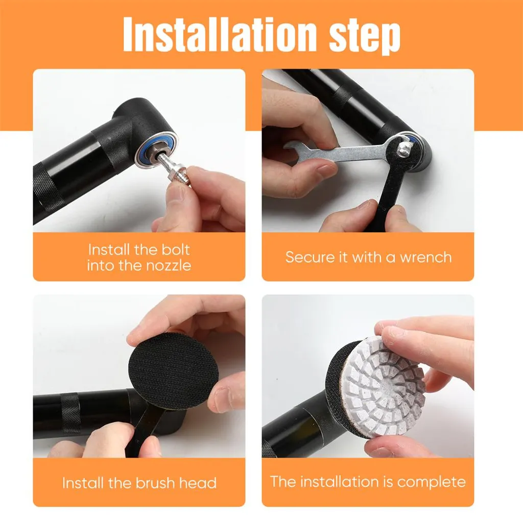 Ponceuse sans fil pour coins difficiles, 7 vitesses et double batterie - 4