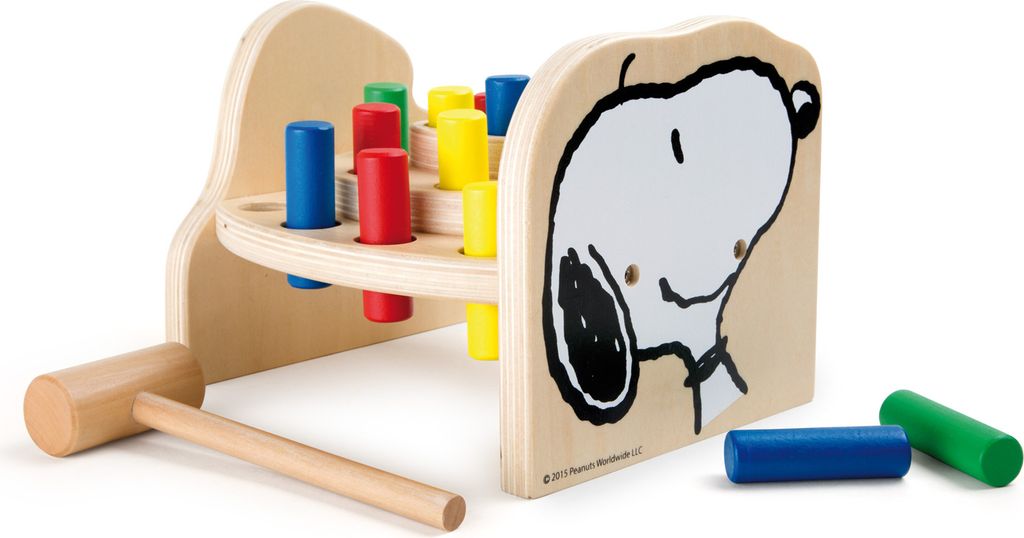 Small Foot Design 5725 Peanuts Klopfbank Snoopy, bunt (1 Image du produit 