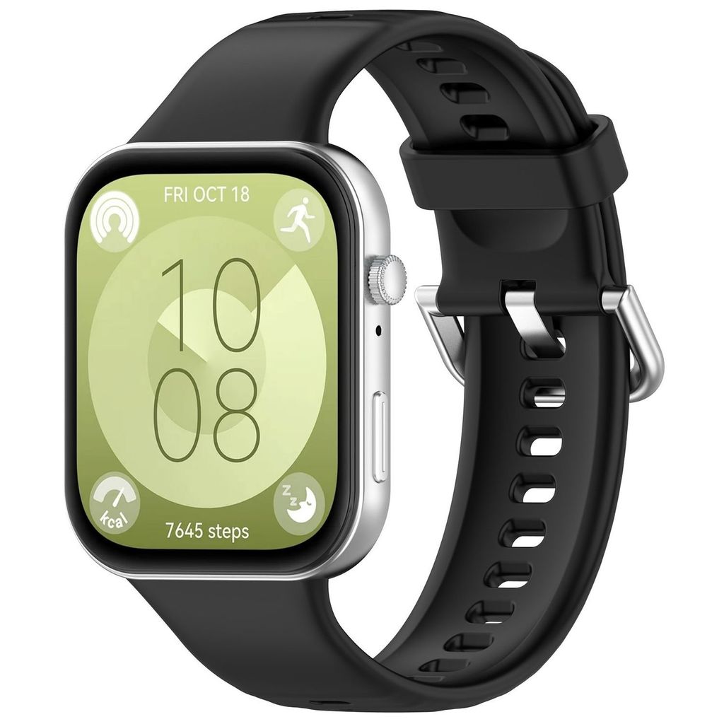 Smartwatch Armband Huawei Watch Fit 5 4 / 5 4 Pro hochwertiges Silikon Schwarz
