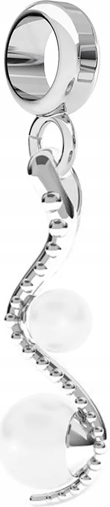 Ciondolo Serpente Argento 925 con Perla Bianca | Accessorio Luxury