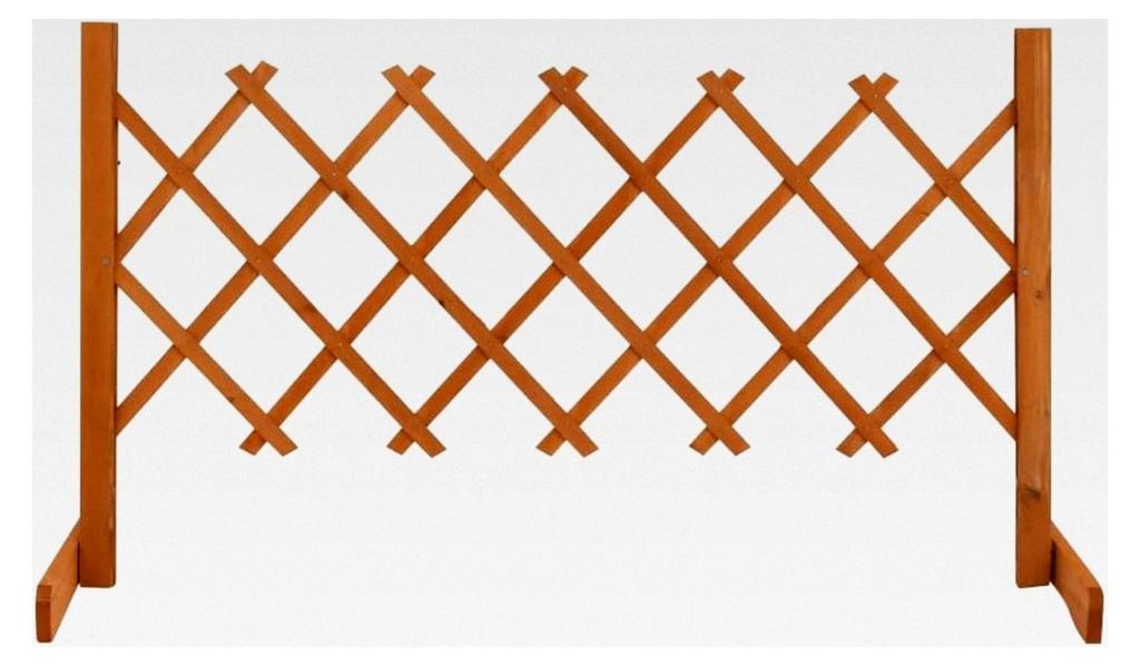 Zaun und Absperrungen, Zaunpaneele, Gartenzaun, Orange, 120 x 60 cm, Massivholz