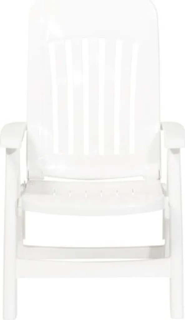 Fauteuil pliant Sieger Comtesse blanc pour balcon et petite terrasse - 10