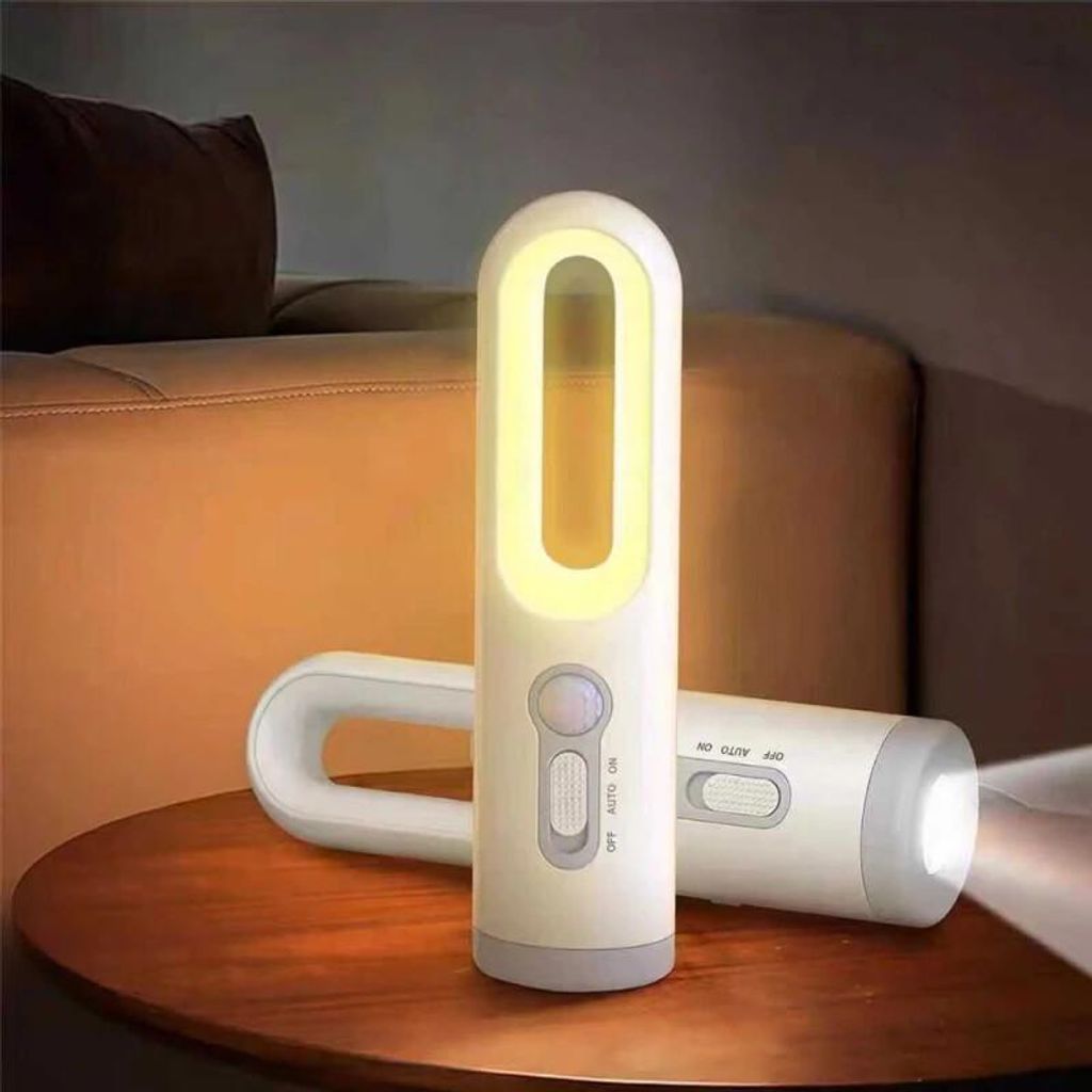 Verk 12384 LED lampa s pohybovým senzorem 2 v 1, bílá Obrázek produktu 