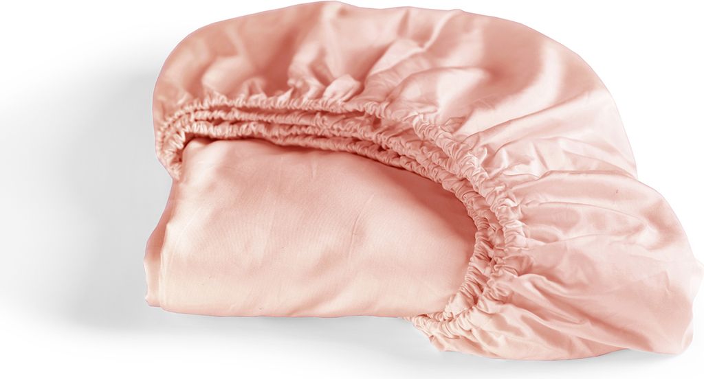 Cinderella Sundays - Spannbettlaken (bis 25 cm) - Satin - 90x200 cm - Soft Terra