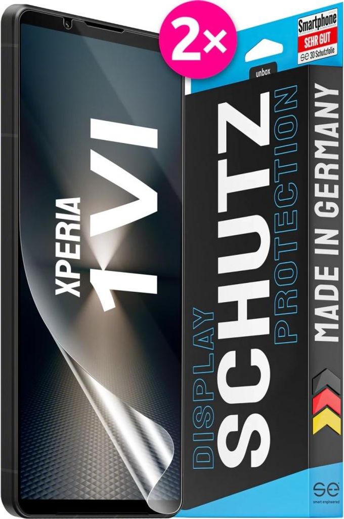 smart engineered SE0-F0101-0513-24-M se 3D Schutzfolie Sony Xperia 1VI