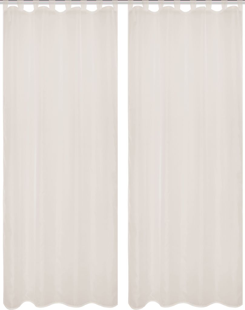 HOME WOHNIDEEN Nessi 2Er Set 245 X 135 cm 2x Fertigschal Taupe