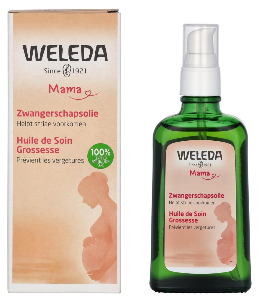 Weleda 4001638095112, Massageöl, 100 ml, Elastizität, Produktbild 