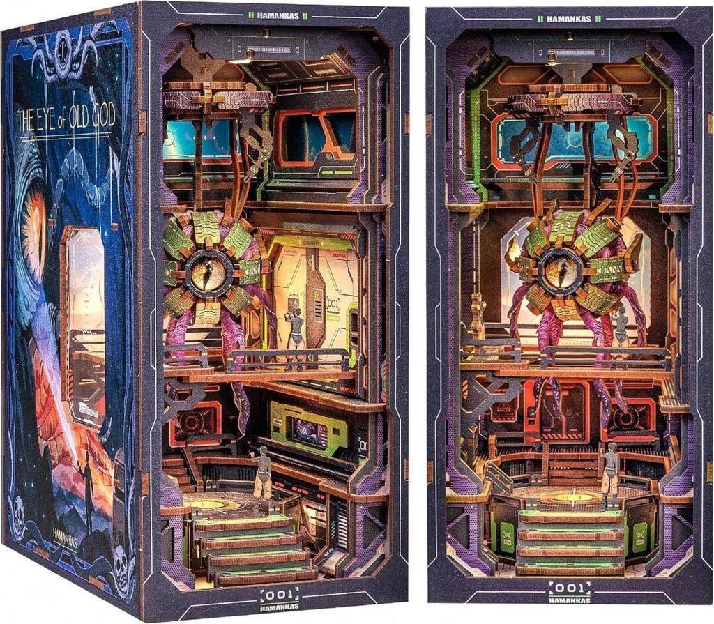 DIY Book Nook - The Eye of Old God I Puzzle 3D I Book Nook Produktbild 