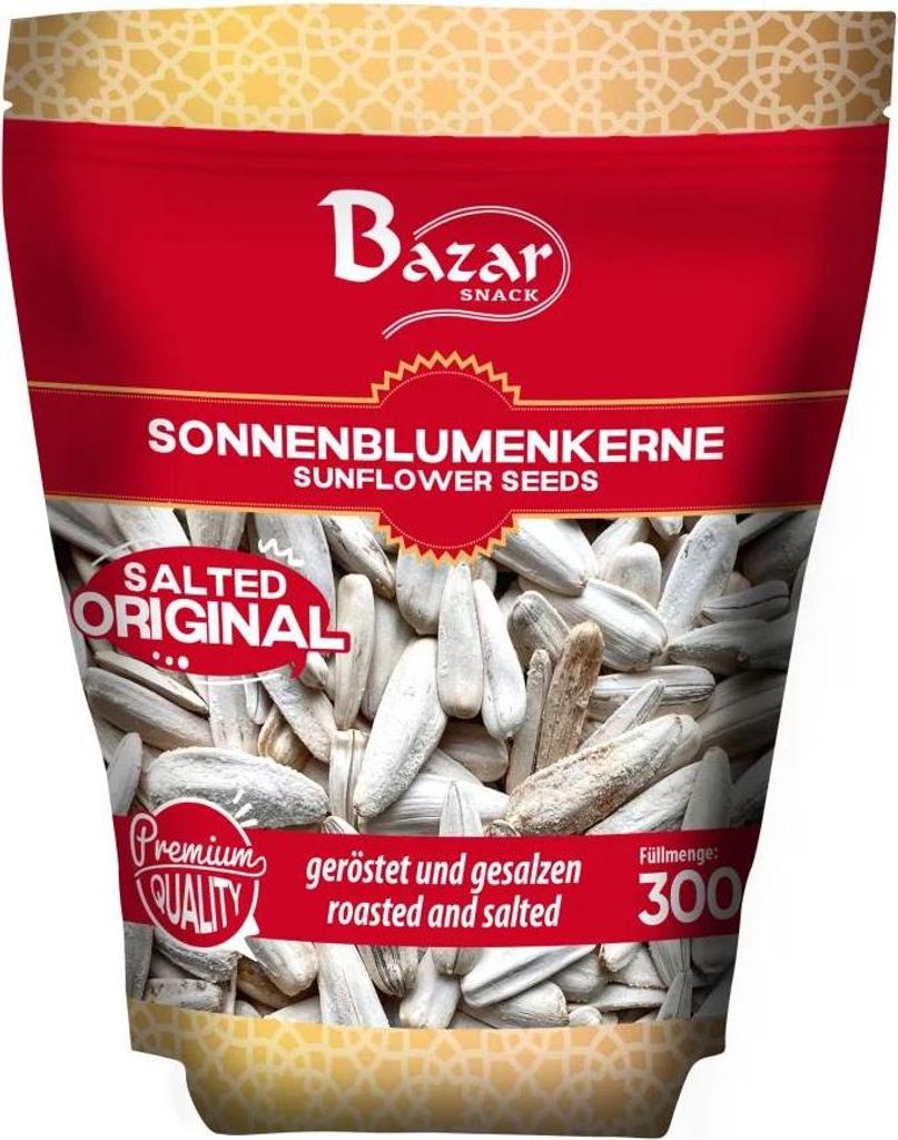 Bazar Sonnenblumenkerne Original geröstet & gesalzen 300g Produktbild 