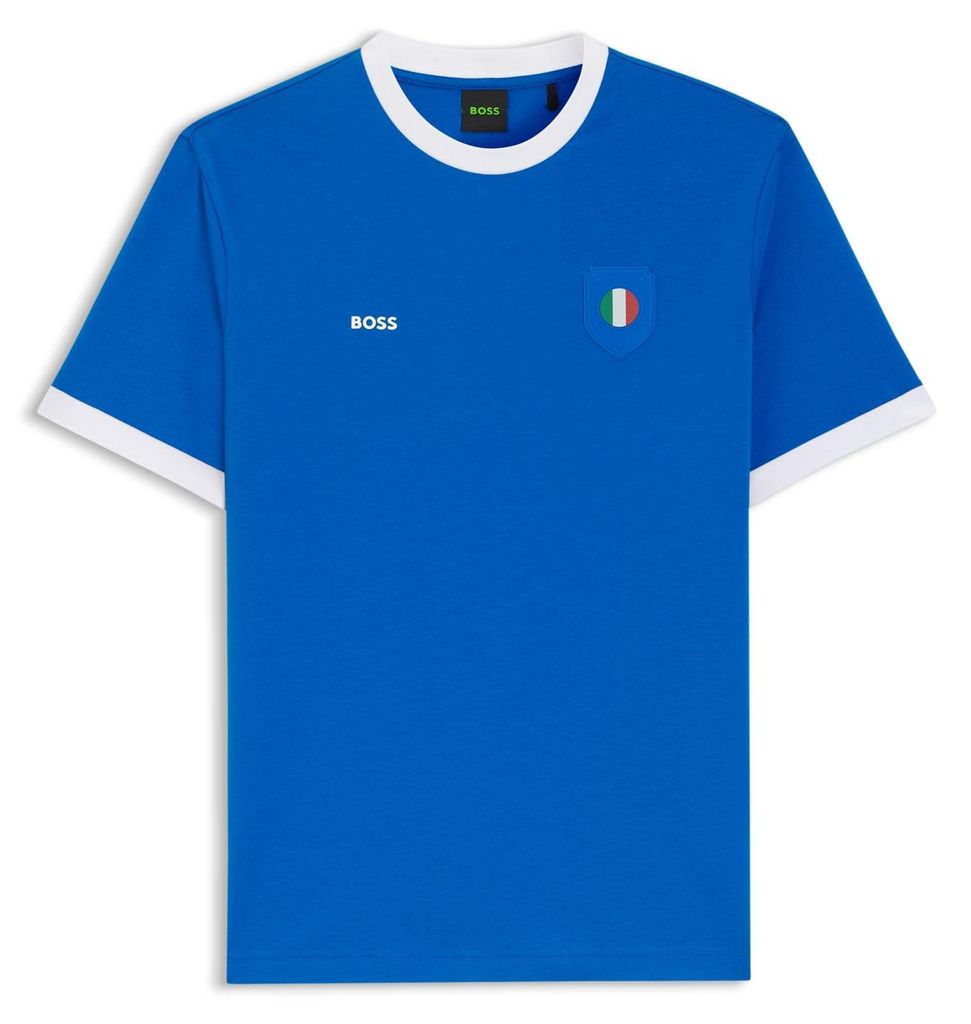 BOSS TS_BB BC Lux Tee Kurzarm T-Shirt aus 95% Baumwolle, 5% Produktbild 