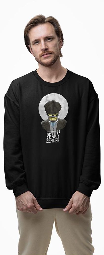 D&B Design Uni Pullover SWMO00021 Bender Schwarz-Größe M