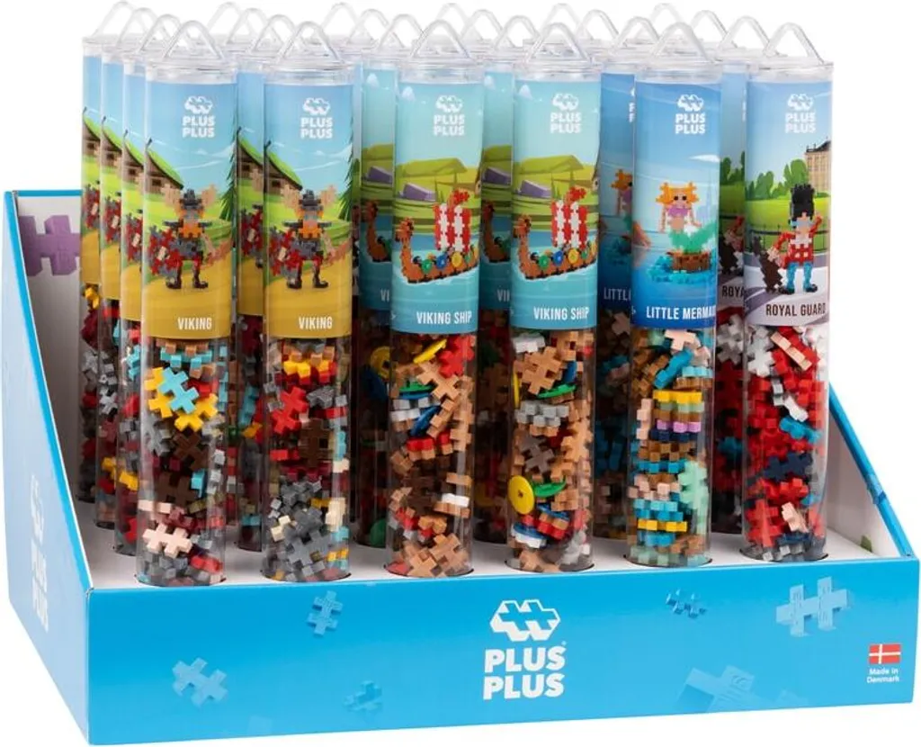Plus-Plus Nordic Icons 7459 : Tube de 24 Pièces au Design Scandinave
