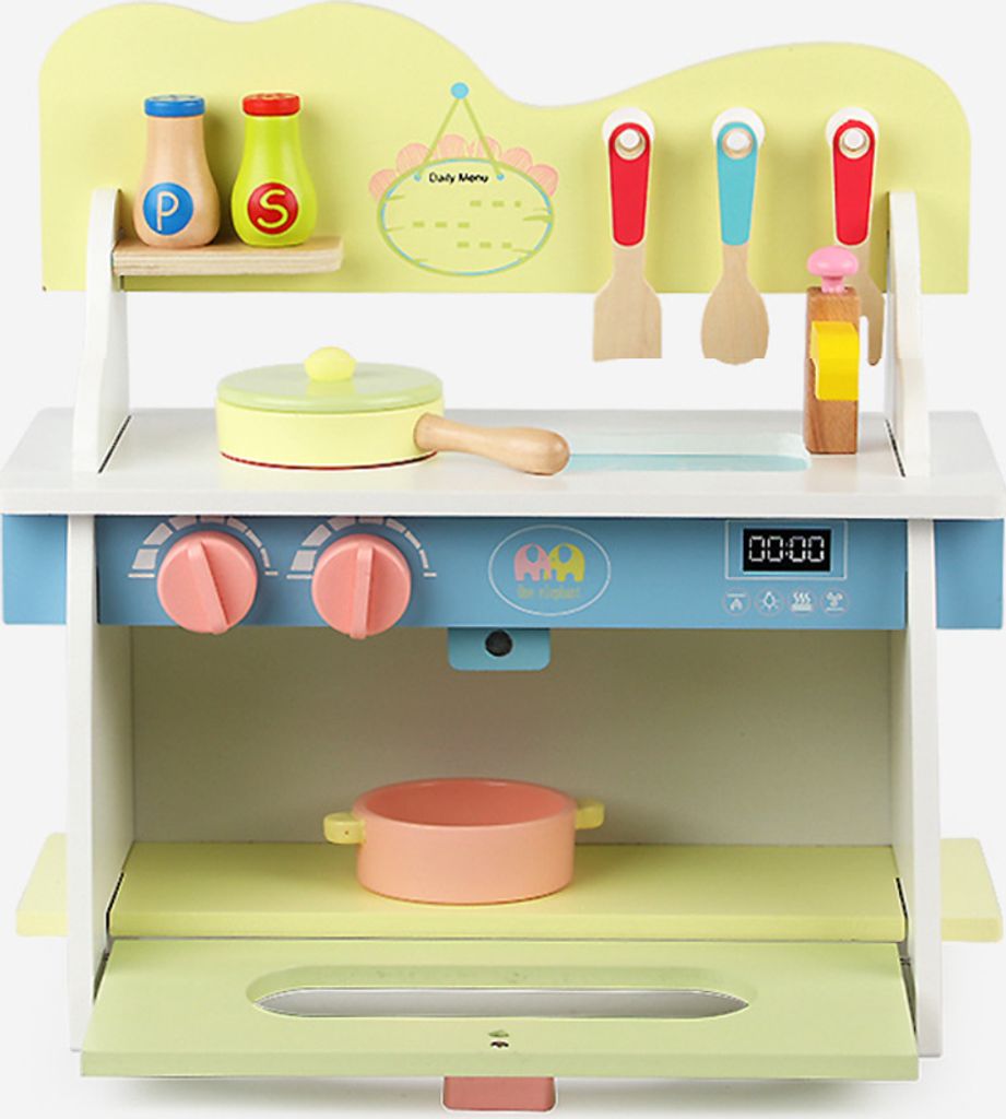 360Home Kinderspielzeug aus Holz Spielküche Spielzeug grün