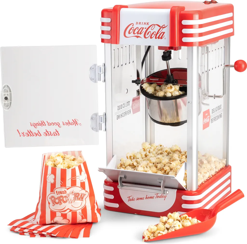Machine à pop-corn vintage Coca Cola SNP-27CC pour cuisine et réception - 2