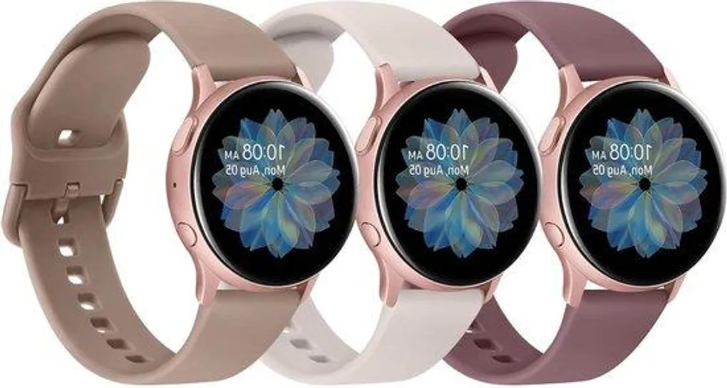 Lot de Bracelets de Rechange pour Samsung Active 2 - Silicone Doux 40/44mm