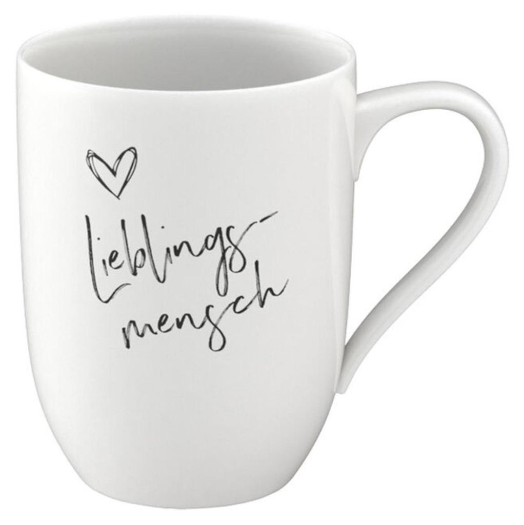 Statement Becher mit Henkel Lieblingsmensch 115 x 80 x 104 Immagine del prodotto 
