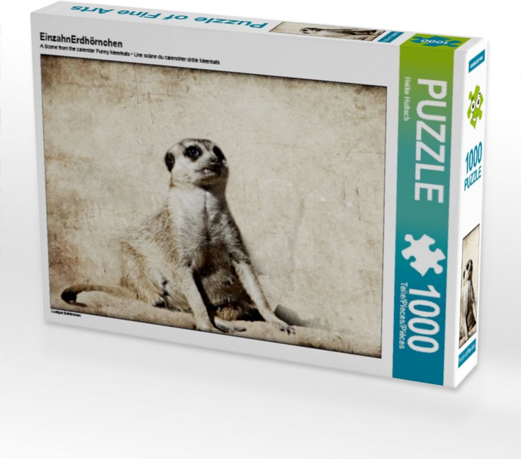 Calvendo EinzahnErdhörnchen 1000 Teile Puzzle quer 640x480mm, Hultsch Heike; 7300254