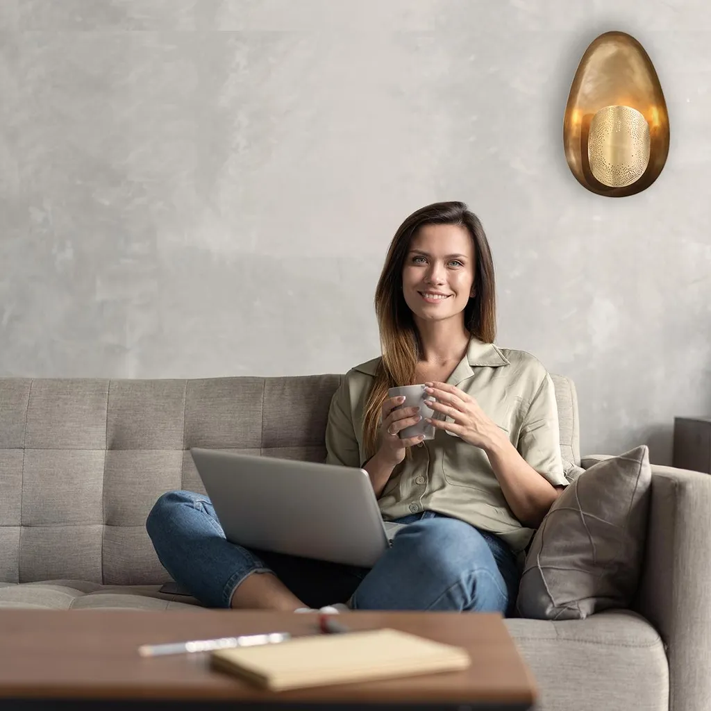 Applique Murale Brassi Bronze : Solution d'Éclairage Design pour Intérieur