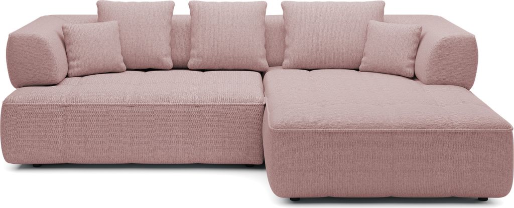 DomoHome Avangarde Ecksofa Moderne Eckcouch mit Verstellbarer Sitztiefe Wasserabweisendem Aragon-Stoffbezug und Hochwertiger Polsterung Rechts-Layo...