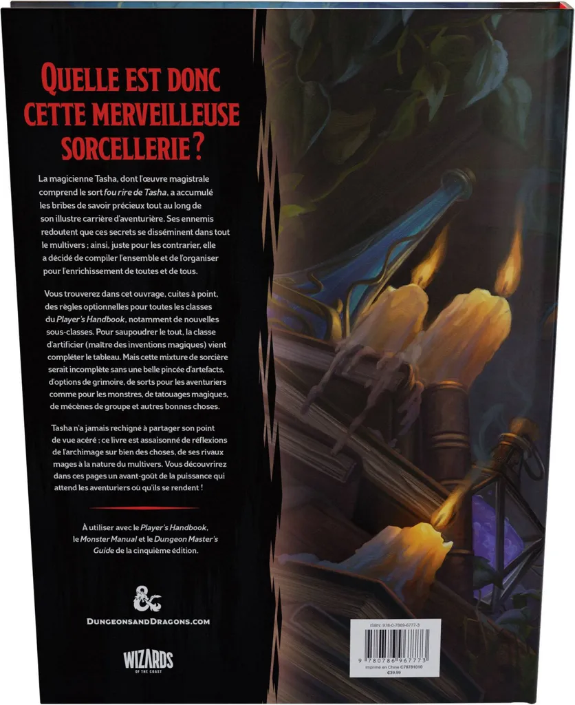 Extension D&D Tasha - Idéal pour Personnaliser vos Campagnes de JDR - 6