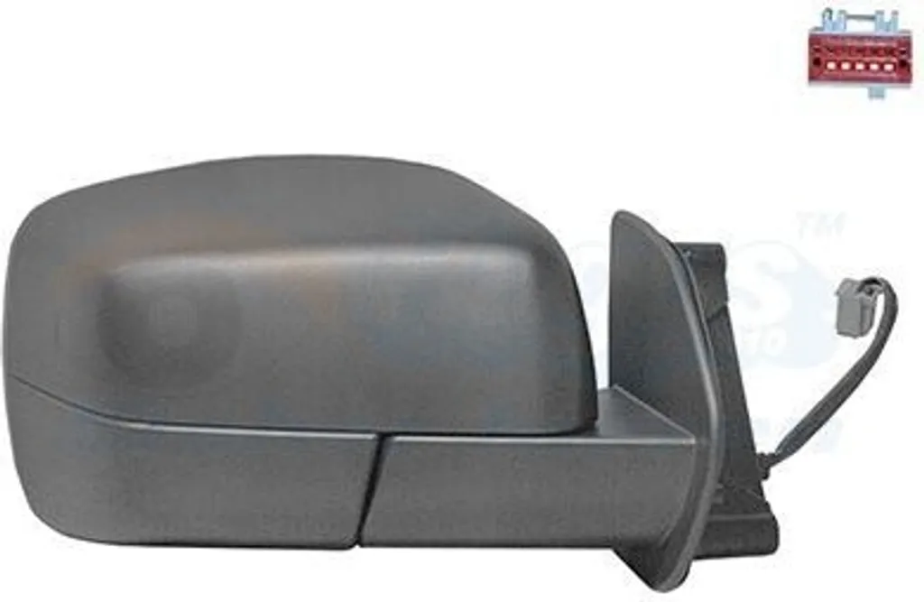 Rétroviseur extérieur adaptable Land Rover VAN Wezel 0255808 incassable